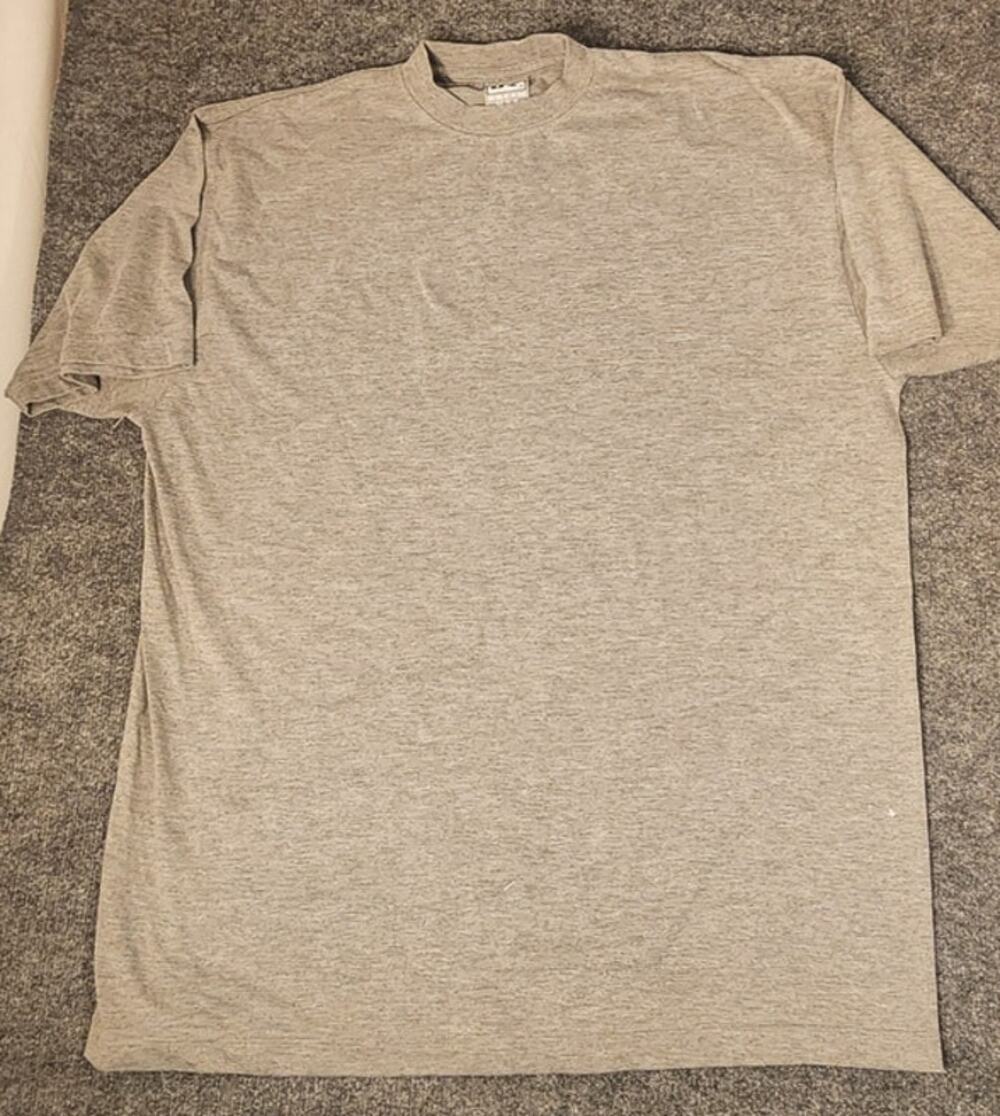 DR Dream USA Heavyweight Blank T Shirt Mens Size XL Gray Short Sleeve Crewneck